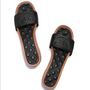 Tory Burch Leather Fleming Espadrille chunky heels